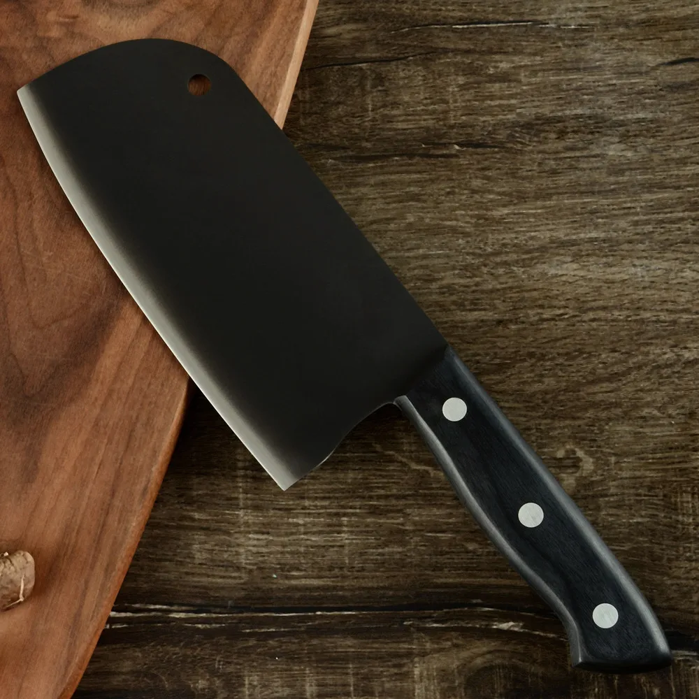 7'' INCH Chopper Stainless Steel Chef Knife Full Tang Butcher Cleaver Meat Fish Beef Steak Chicken Cooking Accessory Tools
7'' INCH Chopper Stainless Steel Chef Knife Full Tang Butcher Cleaver Meat Fish Beef Steak Chicken Cooking Accessory Tools