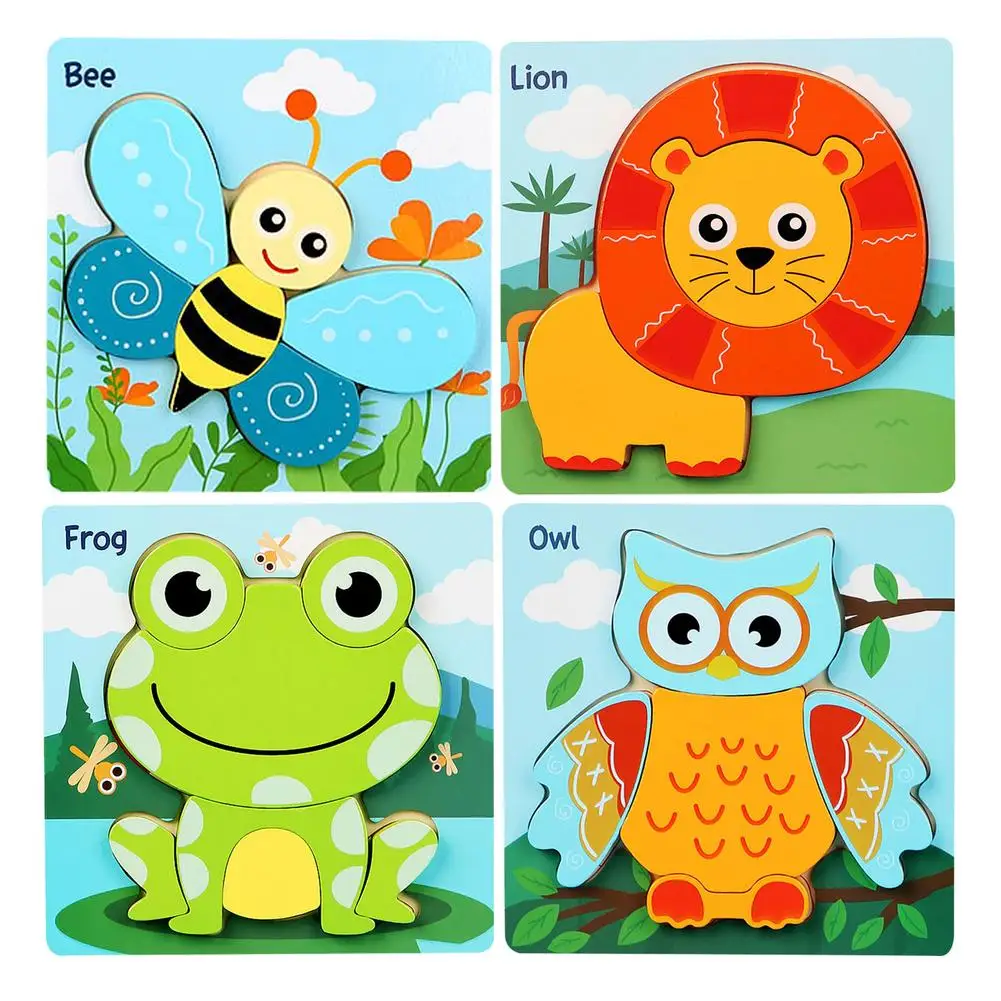 2021 New Infant Wooden Animal Jigsaw Kids Early Teaching Animal Shaped Puzzles Baby Montessori Educational Toys Children Gift
2021 New Infant Wooden Animal Jigsaw Kids Early Teaching Animal Shaped Puzzles Baby Montessori Educational Toys Children Gift