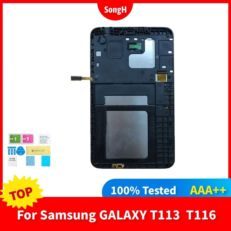 High quality For Samsung Galaxy Tab 3 Lite 7.0 SM-T110 T111 T113 T116 LCD Display Panel Touch screen Glass Replacement
High quality For Samsung Galaxy Tab 3 Lite 7.0 SM-T110 T111 T113 T116 LCD Display Panel Touch screen Glass Replacement