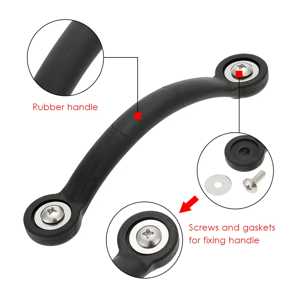 19cm Kayak Canoe Fishing Marine Boat Rubber Side Mount Carry Handle Kayak Boat Accessories with Screws and Gaskets
19cm Kayak Canoe Fishing Marine Boat Rubber Side Mount Carry Handle Kayak Boat Accessories with Screws and Gaskets