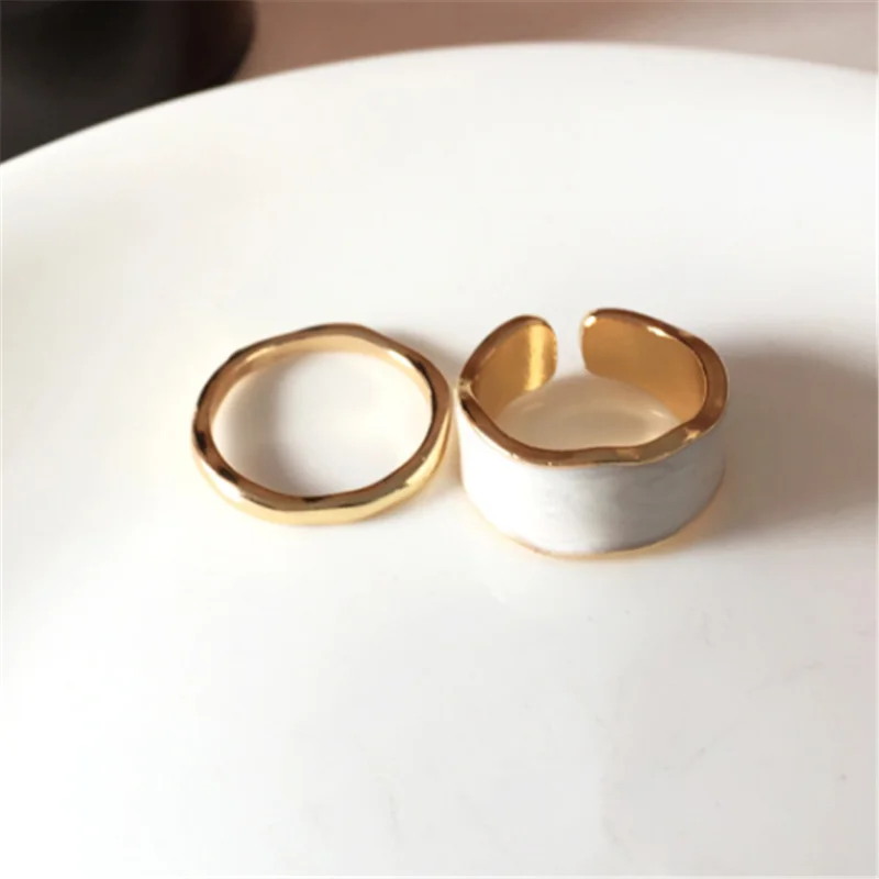 Fashion Simple Gold Ring 2 Piece Set Fresh Women's Holiday Gift Jewelry Jewelry Wholesale
Fashion Simple Gold Ring 2 Piece Set Fresh Women's Holiday Gift Jewelry Jewelry Wholesale