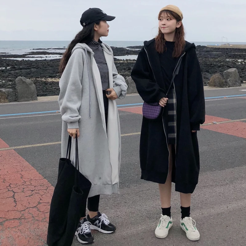 Fashionable Jacket Women's Trendy Retro Hong Kong Style Chic Long Sweater 2020 New Fleece-Lined Thickened Autumn and Winter
Fashionable Jacket Women's Trendy Retro Hong Kong Style Chic Long Sweater 2020 New Fleece-Lined Thickened Autumn and Winter