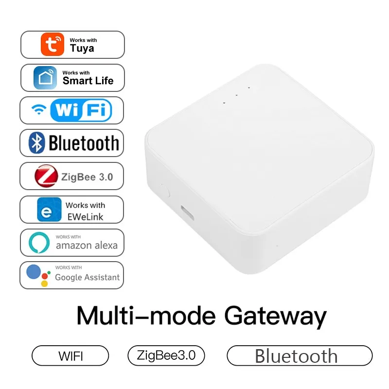 Умный шлюз Tuya ZigBee, хаб с поддержкой Bluetooth и дистанционным управлением через приложение
Умный шлюз Tuya ZigBee, хаб с поддержкой Bluetooth и дистанционным управлением через приложение