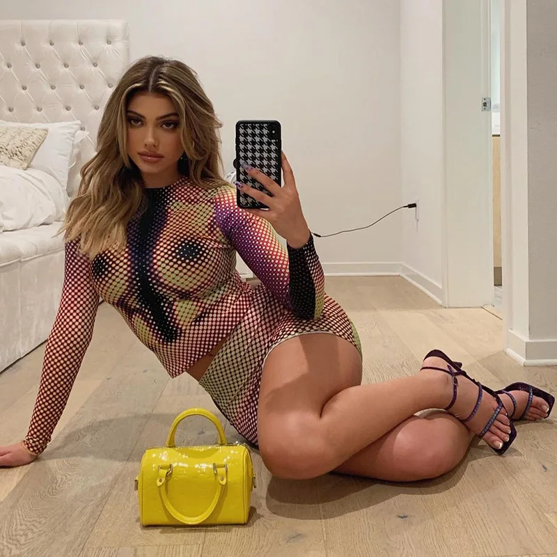 Print Polka Dot Two Piece Set Women Summer Croped Tops+ Mini Skirt Body-Shaping Matching Hipster Outfits Female Streetwear
Print Polka Dot Two Piece Set Women Summer Croped Tops+ Mini Skirt Body-Shaping Matching Hipster Outfits Female Streetwear
