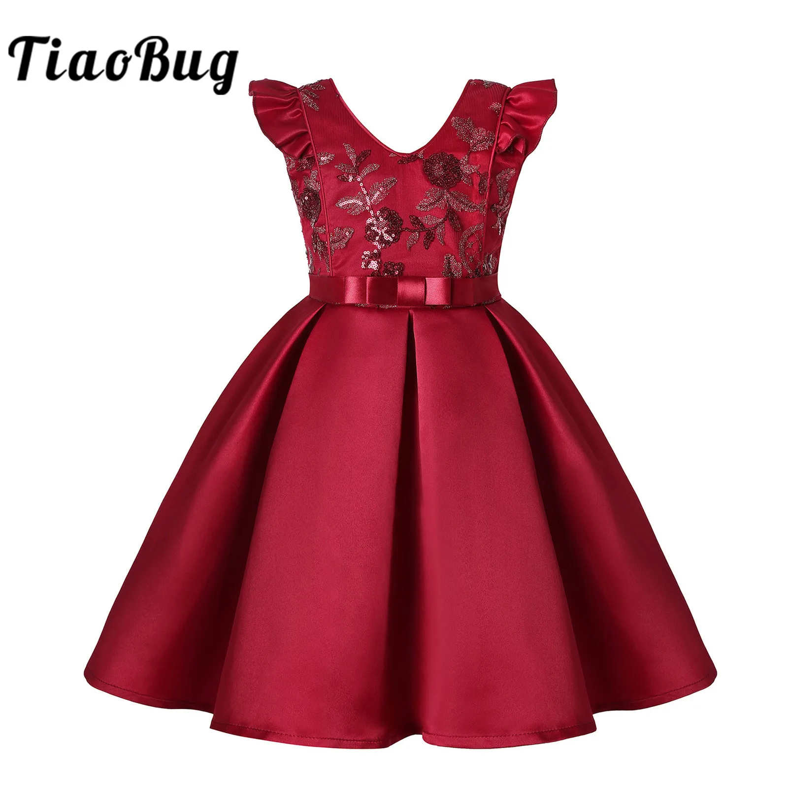 Embroidery Flower Girl Dresses Satin Elegant Girls Princess Dress Wedding Party First Communion Clothing Girl's Summer Dress
Embroidery Flower Girl Dresses Satin Elegant Girls Princess Dress Wedding Party First Communion Clothing Girl's Summer Dress