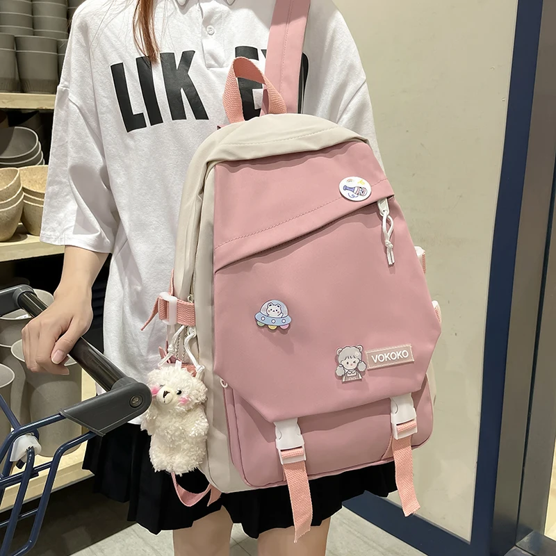 

Рюкзак EnoPella женский для ноутбука, модный ранец для книг для девочек-подростков, удобный школьный ранец на плечо, Женская дорожная сумка