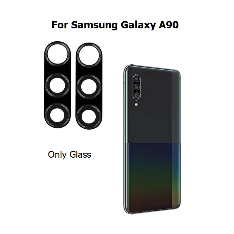 New Rear Camera Lens For Samsung Galaxy A90 Back Camera Glass Lens With Adhesive Sticker SM-A908B SM-A908N SM-A9080 Spare Parts
New Rear Camera Lens For Samsung Galaxy A90 Back Camera Glass Lens With Adhesive Sticker SM-A908B SM-A908N SM-A9080 Spare Parts