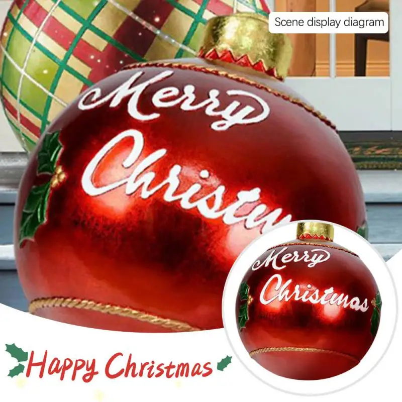 60cm Christmas Inflatables Decorative Ball Outdoor PVC Inflatable Ball Giant Christmas Tree Decor Holiday Inflatables Ball Decor
60cm Christmas Inflatables Decorative Ball Outdoor PVC Inflatable Ball Giant Christmas Tree Decor Holiday Inflatables Ball Decor