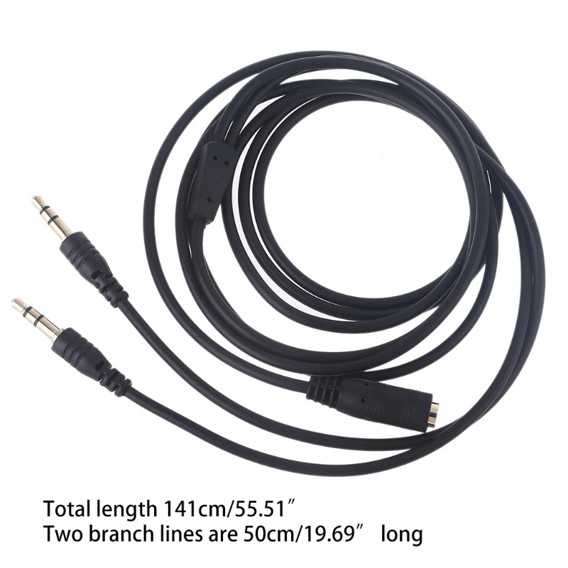 3.5mm Splitter Y Cable Splitter Stereo Jack Headphones Adapter Cable Female to 2 Male Splitter for Speaker H9EB
3.5mm Splitter Y Cable Splitter Stereo Jack Headphones Adapter Cable Female to 2 Male Splitter for Speaker H9EB