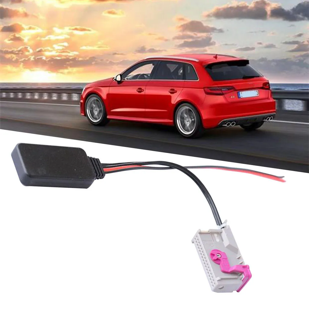 Аудио Bluetooth адаптер Aux кабель 32 контактный вход для Audi RNS E A3 A4 A6 TT R8 A8 автомобильный