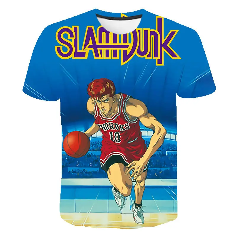Летняя хлопковая Футболка с 3D принтом Slam Dunk, повседневные мужские, женские, детские, с коротким рукавом, для мальчиков и девочек, Детская ули...
Летняя хлопковая Футболка с 3D принтом Slam Dunk, повседневные мужские, женские, детские, с коротким рукавом, для мальчиков и девочек, Детская ули...