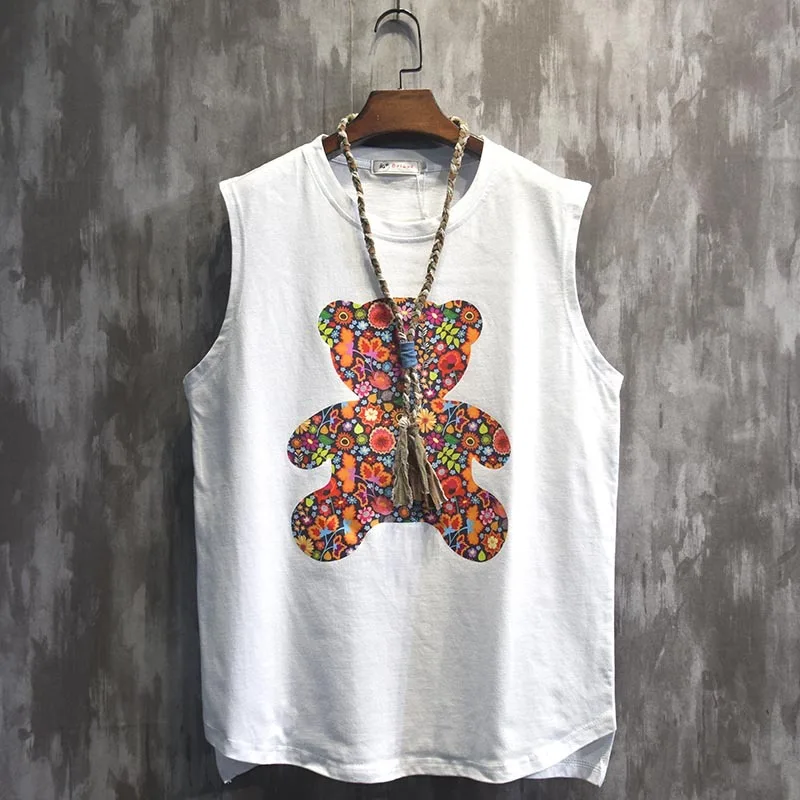 Summer Men's Tanks for Teenagers, Cotton Printed Street Fashion Clothes, Sleeveless T-shirt Oversized 5XL Plus, Waistcoat Jersey
Summer Men's Tanks for Teenagers, Cotton Printed Street Fashion Clothes, Sleeveless T-shirt Oversized 5XL Plus, Waistcoat Jersey
