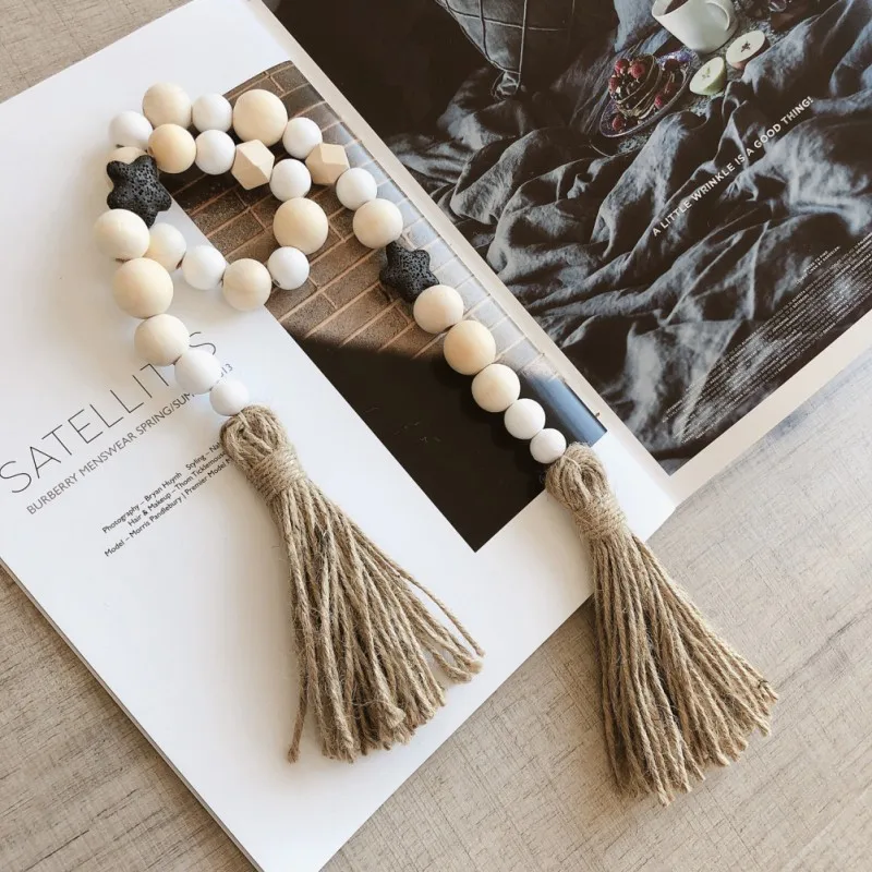 Handmade Tassel Wood Bead Garland Hanging Kid Baby Room Nursery Country Home DecorAccessories Kids Room Tent Ornaments
Handmade Tassel Wood Bead Garland Hanging Kid Baby Room Nursery Country Home DecorAccessories Kids Room Tent Ornaments