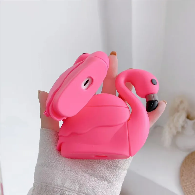 3D INS cute cartoon sexy flamingo Bluetooth headset soft case for apple airpods 1 2 Wireless charging cover for airpods pro gift 
3D INS cute cartoon sexy flamingo Bluetooth headset soft case for apple airpods 1 2 Wireless charging cover for airpods pro gift