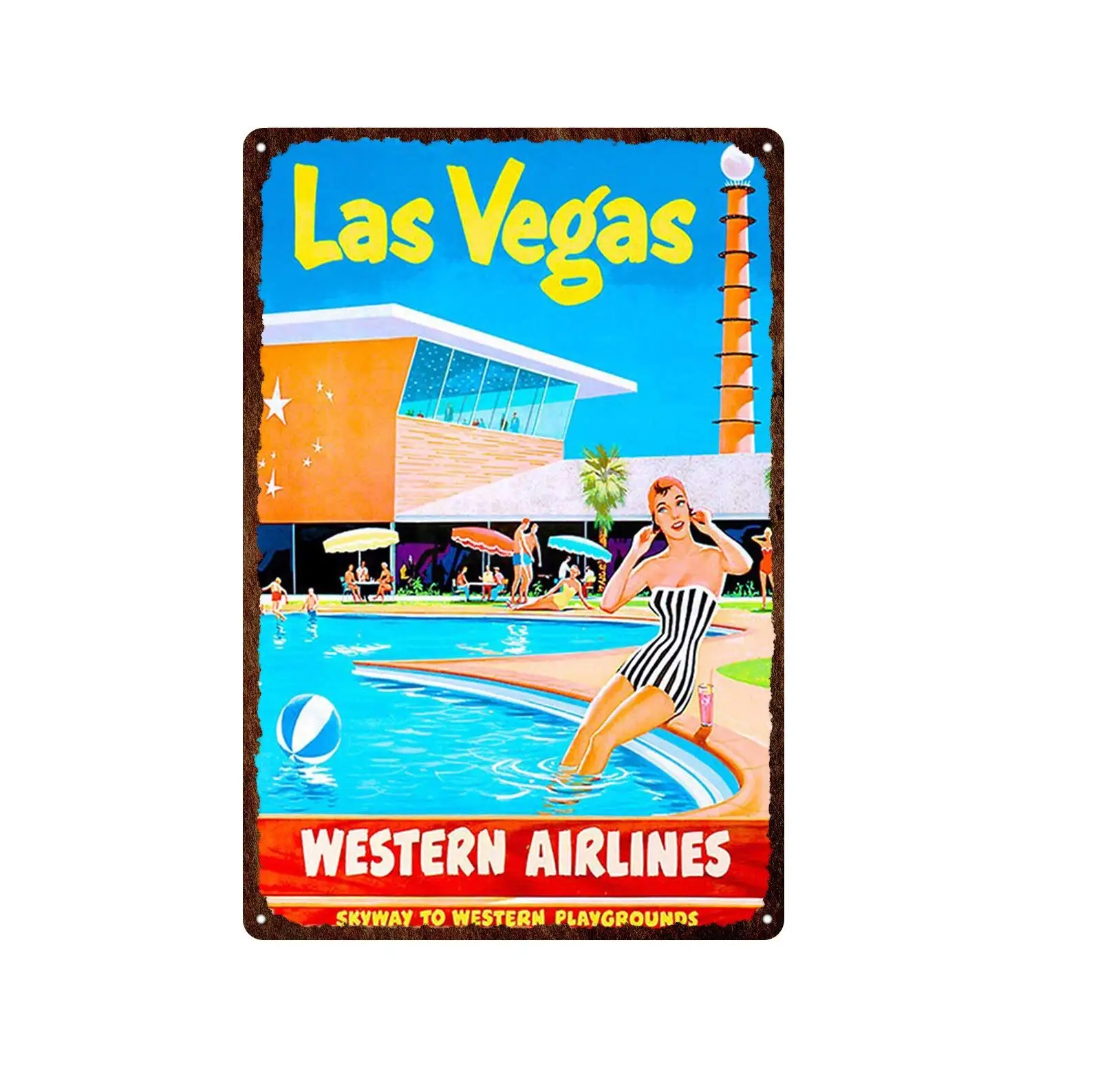 Las Vegas Metal Tin Sign Plaque, Vintage Design for Decoration Nostalgia Restroom Decoration Accessories Beach Decorations
Las Vegas Metal Tin Sign Plaque, Vintage Design for Decoration Nostalgia Restroom Decoration Accessories Beach Decorations
