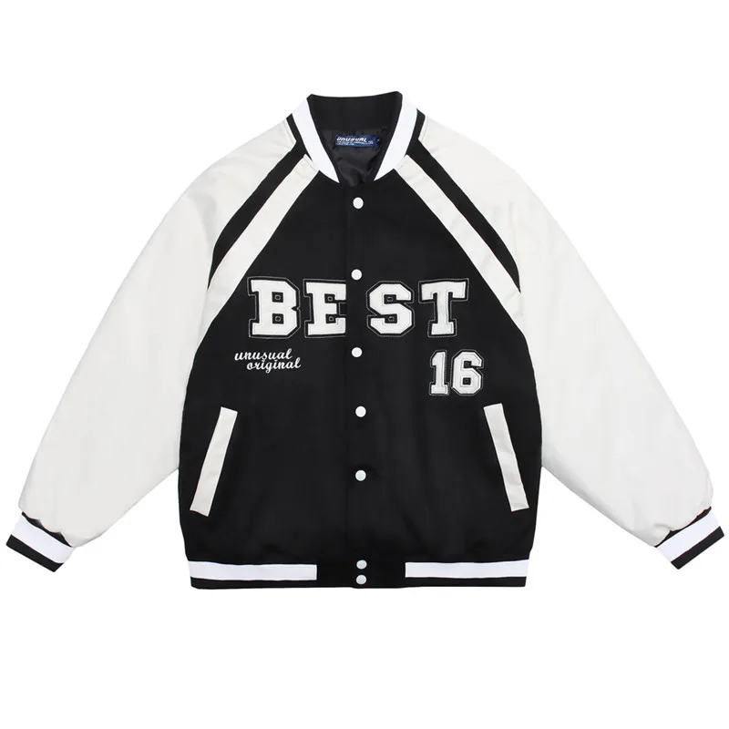 Hip Hop Varsity Jacket Men Couple Patchwork Fashion Winter Thick Warm Outwear Streetwear Harajuku College Bomber Pilot Coat
Hip Hop Varsity Jacket Men Couple Patchwork Fashion Winter Thick Warm Outwear Streetwear Harajuku College Bomber Pilot Coat
