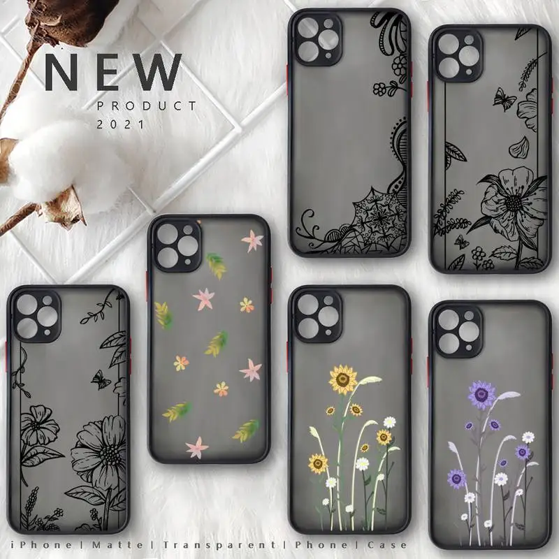 Fashion flowers Phone Case For iphone 13 12 11 8 7 plus mini x xs xr pro max matte transparent cover
Fashion flowers Phone Case For iphone 13 12 11 8 7 plus mini x xs xr pro max matte transparent cover