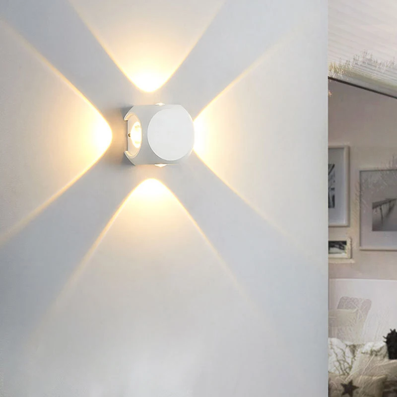 4W Wall Lamp LED Up Down Spot Outdoor Lighting Waterproof Wall Light Modern Bed Room Decoration Staircase Indoor Lighting 220V
4W Wall Lamp LED Up Down Spot Outdoor Lighting Waterproof Wall Light Modern Bed Room Decoration Staircase Indoor Lighting 220V