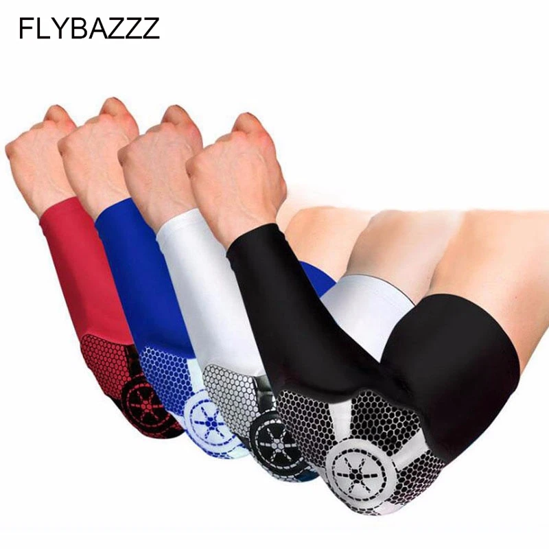 

Cool Elastic Sport Cycling Running Elbow Pads Bicycle UV Sun Protection Cuff Cover Protective Arm Sleeve Bike Arm Warmers Sleeve