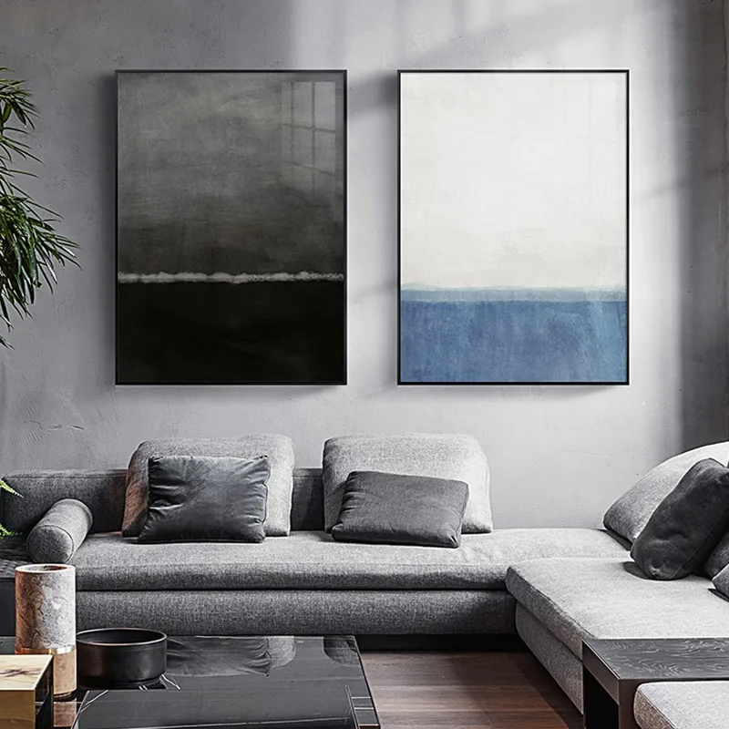 Abstract Minimalist Style Black And White Canvas Painting Posters Print Blue Wall Art Pictures For Living Room Aisle Wall Decor
Abstract Minimalist Style Black And White Canvas Painting Posters Print Blue Wall Art Pictures For Living Room Aisle Wall Decor