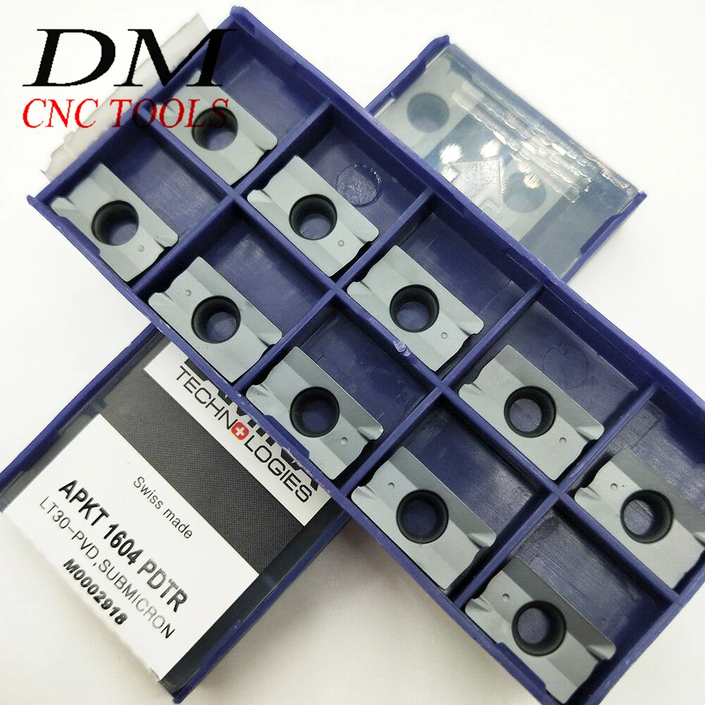 10Pcs Insert APKT1604PDTR LT30 Carbide Inserts Lathe Milling blade Can be used for steel cast iron
10Pcs Insert APKT1604PDTR LT30 Carbide Inserts Lathe Milling blade Can be used for steel cast iron