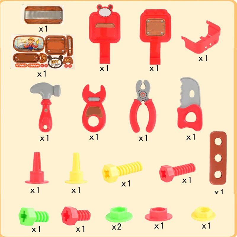 Education Garden Toolbox Simulation Repair Tools Pretend Play Learning Engineering Puzzle Toy Box Drill Screwdriver Tool Kit Set
Education Garden Toolbox Simulation Repair Tools Pretend Play Learning Engineering Puzzle Toy Box Drill Screwdriver Tool Kit Set