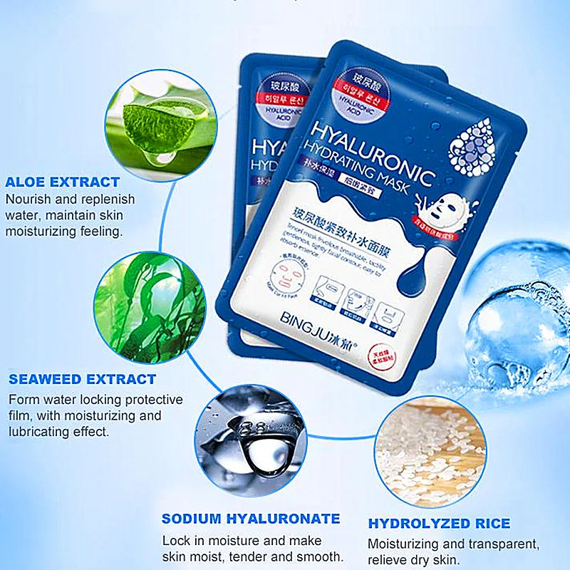 10 Pieces Hyaluronic Acid Hydration Mask Pores Moisturizing Oil-control Anti-Aging Depth Replenishment Whitening
10 Pieces Hyaluronic Acid Hydration Mask Pores Moisturizing Oil-control Anti-Aging Depth Replenishment Whitening