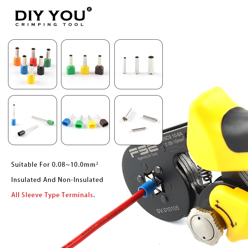 Высокоточные шестигранные Обжимные Щипцы VSC9 10-6A 0,08-10 мм2
Высокоточные шестигранные Обжимные Щипцы VSC9 10-6A 0,08-10 мм2