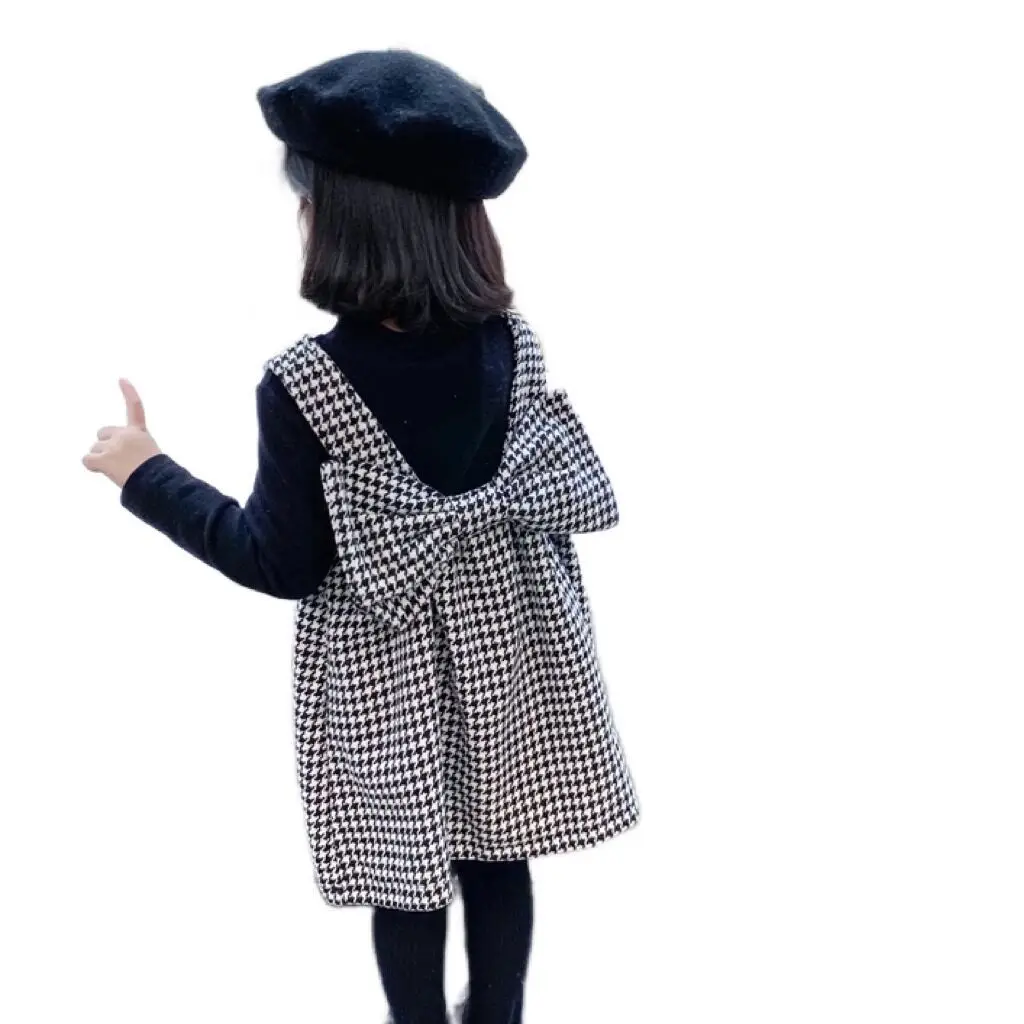 Autumn/Winter Girls Bowknot Princess Vest Dress Children's Plaid Vest Dress Children's Clothing
Autumn/Winter Girls Bowknot Princess Vest Dress Children's Plaid Vest Dress Children's Clothing
