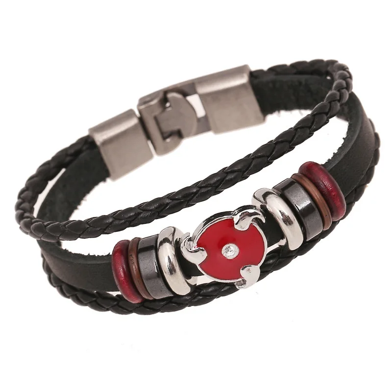 Adult and Kid Anime Attack on Titan/Ninja/pirate Bracelet Cosplay Unisex Leather Bracelets Cartoon Props Pendant
Adult and Kid Anime Attack on Titan/Ninja/pirate Bracelet Cosplay Unisex Leather Bracelets Cartoon Props Pendant
