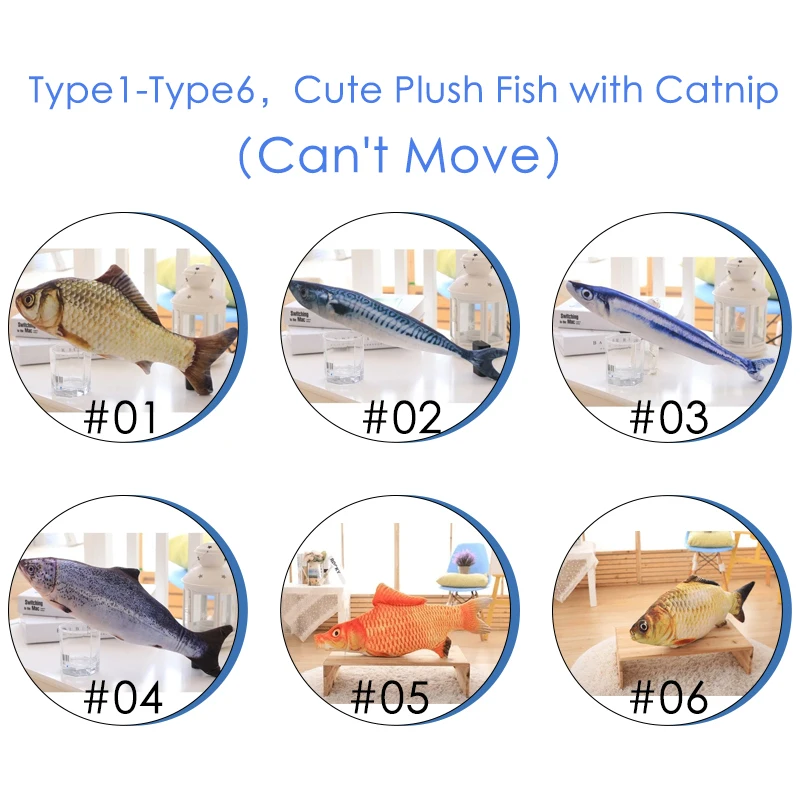 Cat Electric Fish Catnip Toy Pet 3D Color Simulation Fish Swing Fish Toy Interactive Dancing Fish Soft Cat Toy
Cat Electric Fish Catnip Toy Pet 3D Color Simulation Fish Swing Fish Toy Interactive Dancing Fish Soft Cat Toy