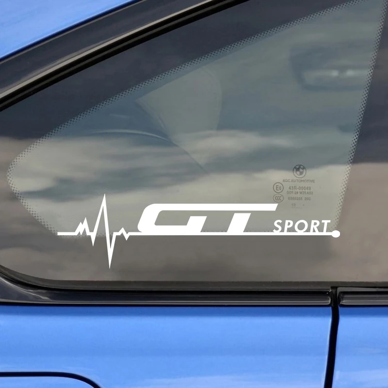 Эмблема GT для спортивного автомобиля наклейка на корпус окна BMW Ford аксессуары