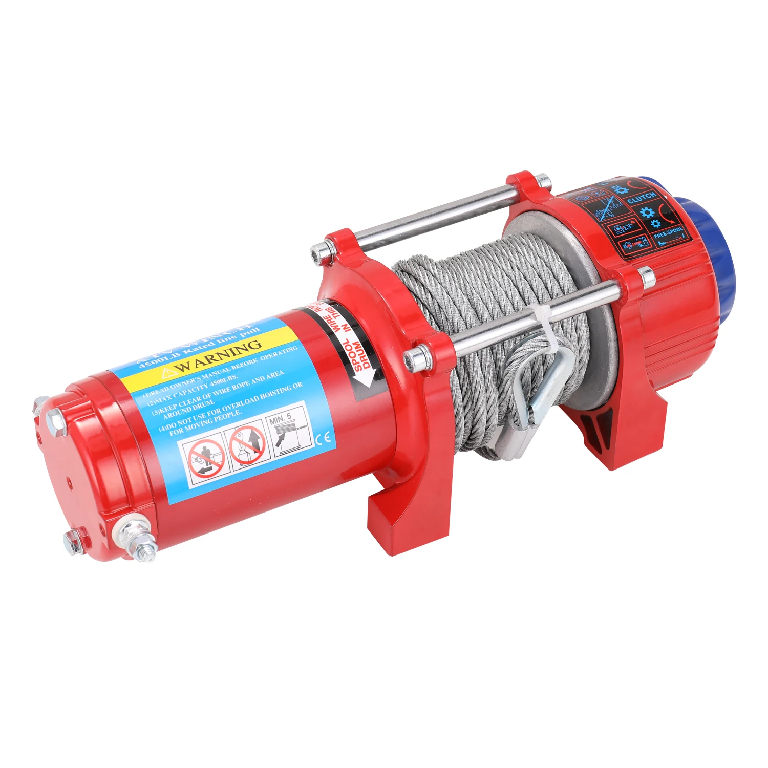 Professional Car Recovery Electric ATV Trailer Truck Winch with 4500lb Rated Line Pull 10m Galvanized Steel Cable
Professional Car Recovery Electric ATV Trailer Truck Winch with 4500lb Rated Line Pull 10m Galvanized Steel Cable