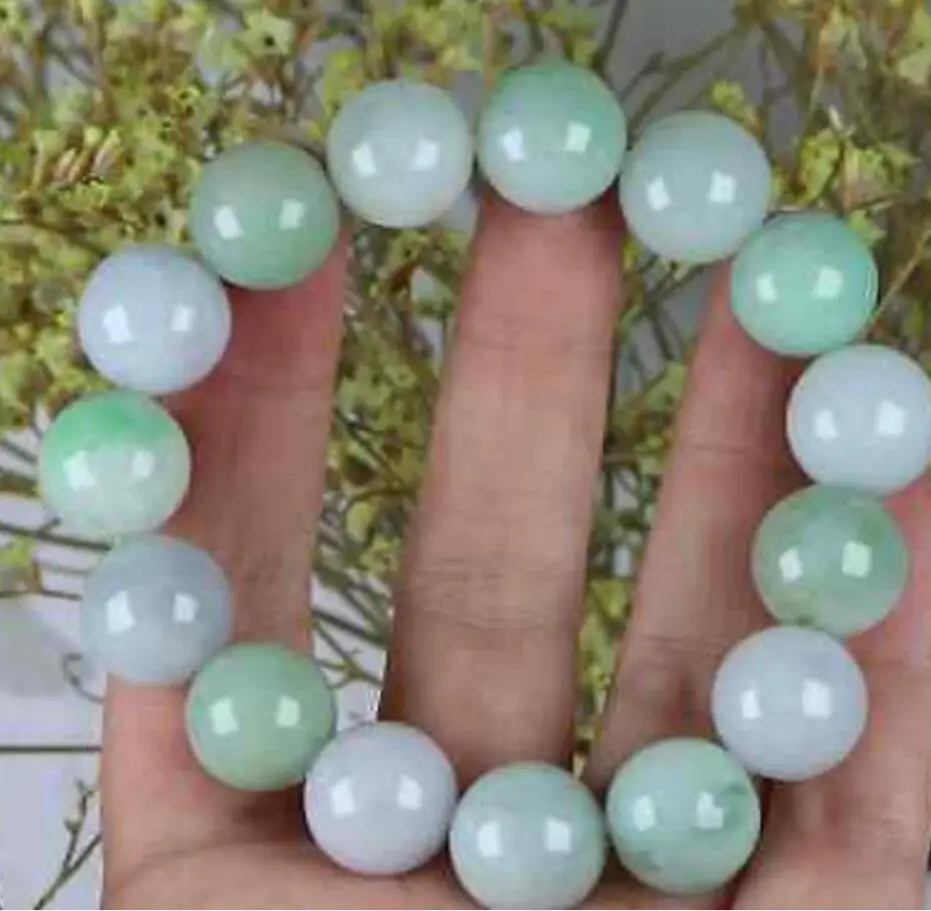 Free Shipping 16 mm BEAD Cert'd Natural A Genuine Untreated JADE jadeite Bracelet
Free Shipping 16 mm BEAD Cert'd Natural A Genuine Untreated JADE jadeite Bracelet