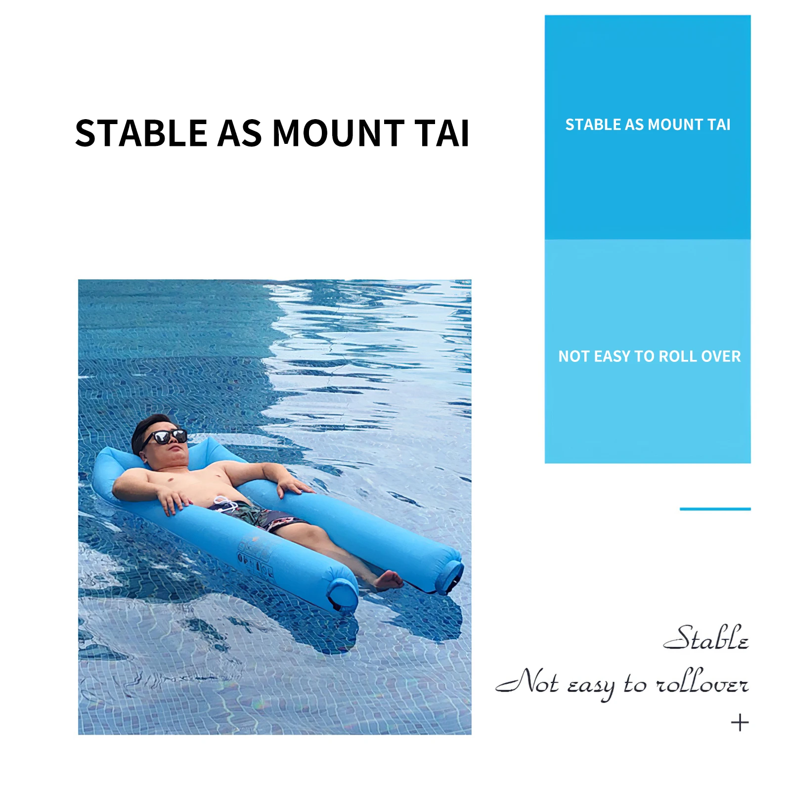 Portable Inflatable Floating Lounge Float Water Hammock Swimming Pool Bed Floating Bed Sofa Light Weight Water Mattress
Portable Inflatable Floating Lounge Float Water Hammock Swimming Pool Bed Floating Bed Sofa Light Weight Water Mattress
