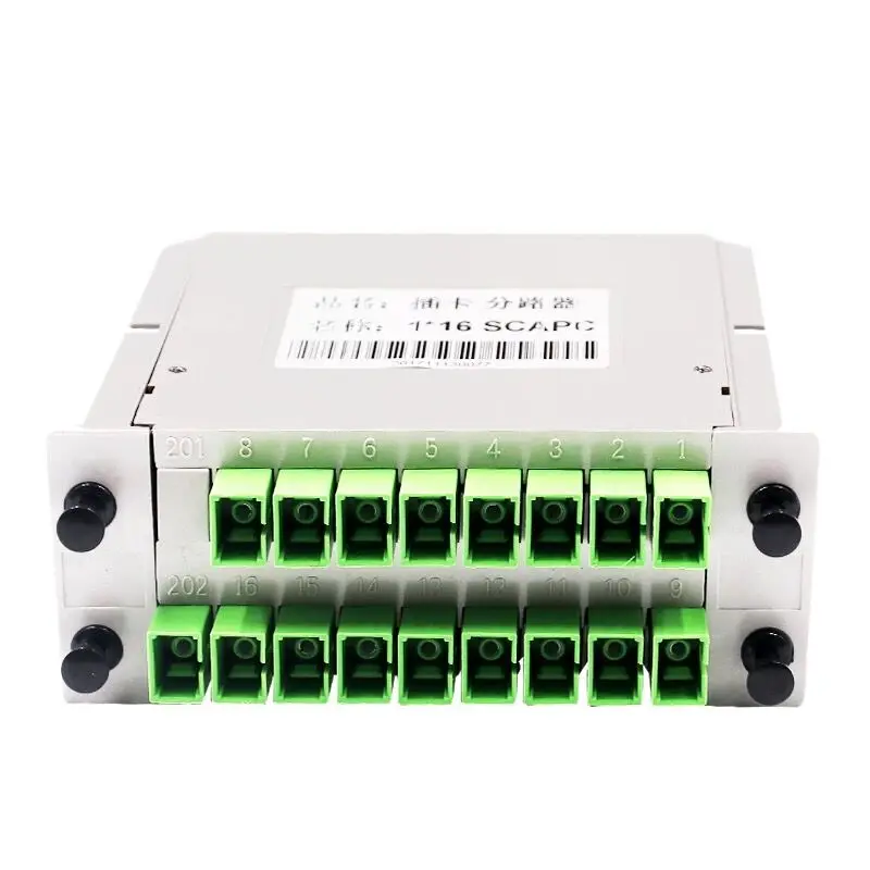 Оптоволоконный разветвитель FTTH SC APC PLC 1X16 плоский волноводный | Мобильные