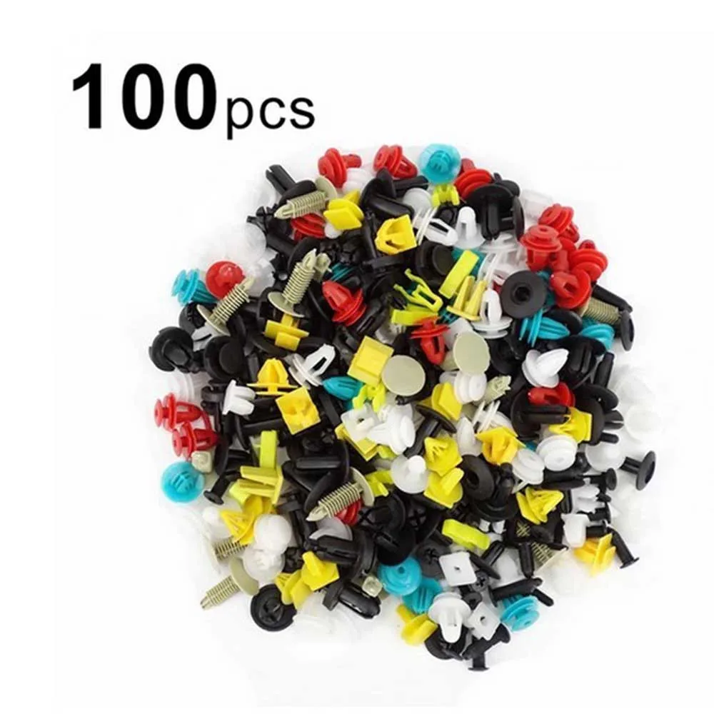 100pcs Car Body Thumbtacks Rivet Fasteners Decorative Molding Clips Auto Interior Plastic Decals Accessories
100pcs Car Body Thumbtacks Rivet Fasteners Decorative Molding Clips Auto Interior Plastic Decals Accessories