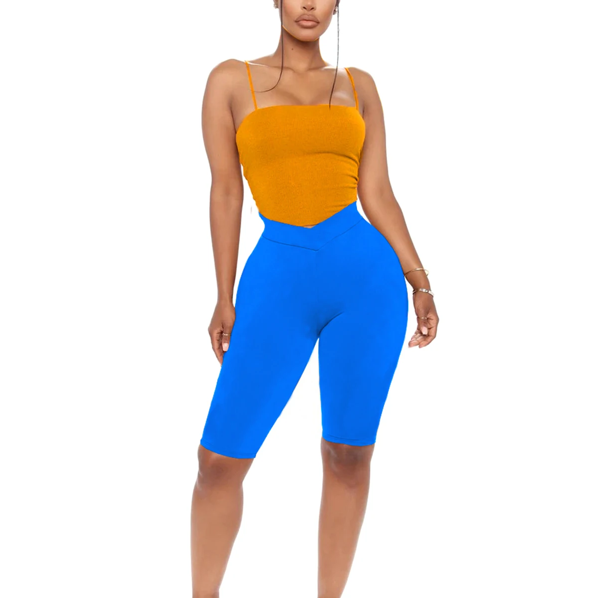 Women Tight Shorts, V Waist Design Simple Solid Color Work Out Sports Exercise Summer Clothing
Women Tight Shorts, V Waist Design Simple Solid Color Work Out Sports Exercise Summer Clothing