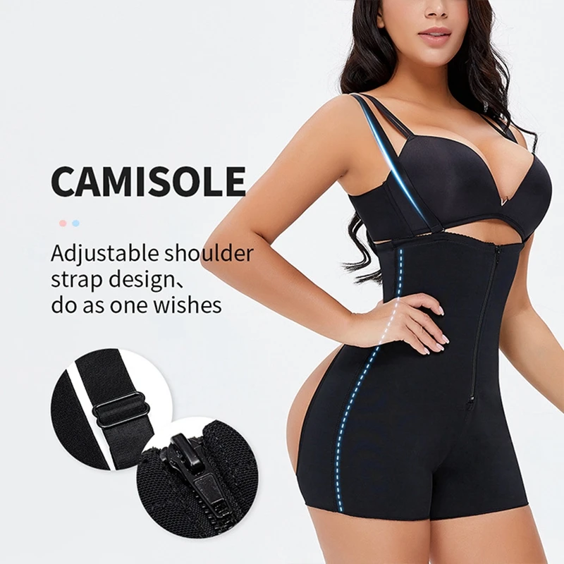 Black Body Shaper with Buttlifter Shapewear Plus Size Full Body Zipper Seamless Women Bodysuit Booty Lift Pulling Underwear
Black Body Shaper with Buttlifter Shapewear Plus Size Full Body Zipper Seamless Women Bodysuit Booty Lift Pulling Underwear