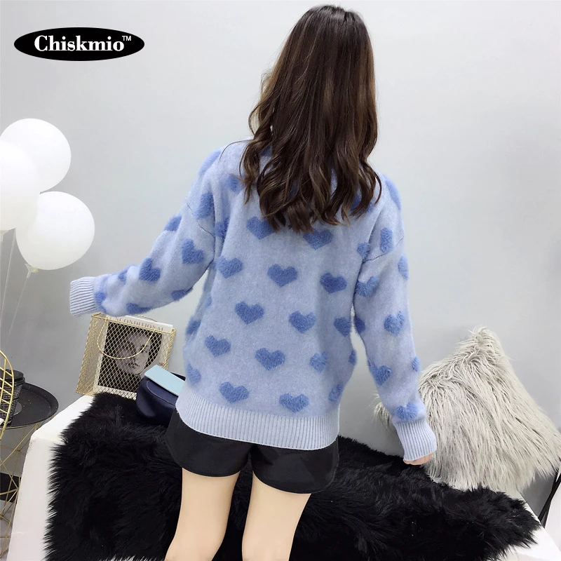 Oversize 3D LOVE Pattern Sweater Woman Knitwear Valentine's Day Jumper Pullover Acrylic Loose Thick Warm Knitted Sweaters Winter 
Oversize 3D LOVE Pattern Sweater Woman Knitwear Valentine's Day Jumper Pullover Acrylic Loose Thick Warm Knitted Sweaters Winter
