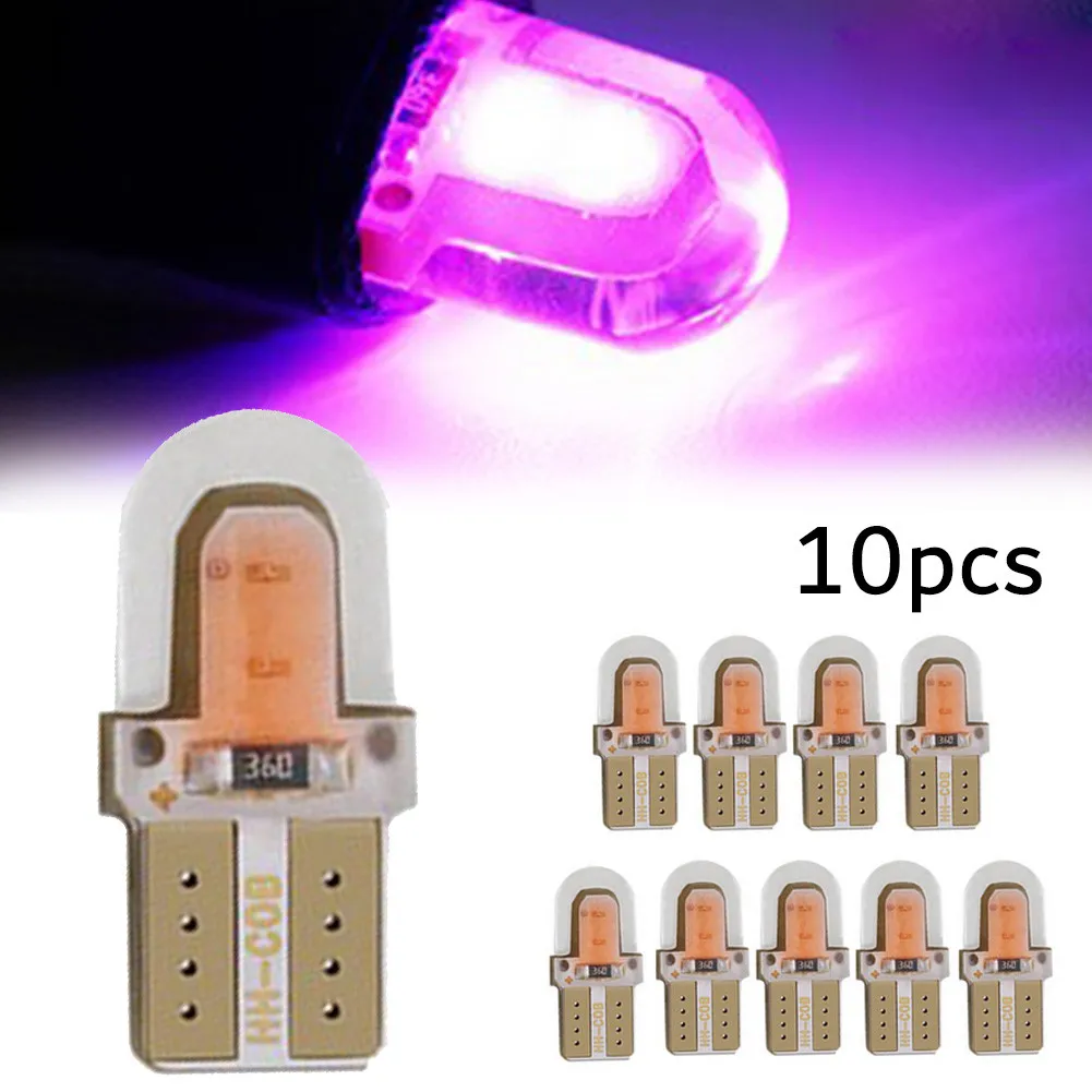 10X Silicone Shell Decoding T10 Car Width Indicator Light W5W Light COB Pink Car License Plate Lamp Side Turn Signal Lights
10X Silicone Shell Decoding T10 Car Width Indicator Light W5W Light COB Pink Car License Plate Lamp Side Turn Signal Lights