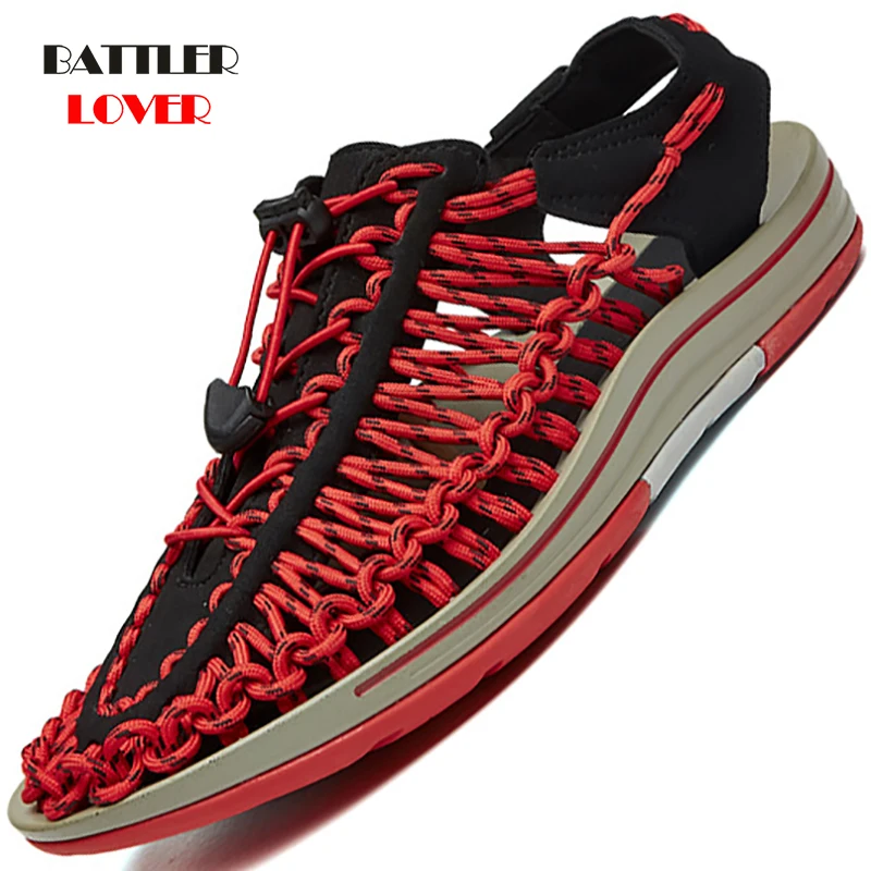 Size 35-48 Summer Men Sandals Fashion Handmade Weaving Breathable Shoes Women Casual Beach Shoes Unisex Outdoor Sandals Couples
Size 35-48 Summer Men Sandals Fashion Handmade Weaving Breathable Shoes Women Casual Beach Shoes Unisex Outdoor Sandals Couples