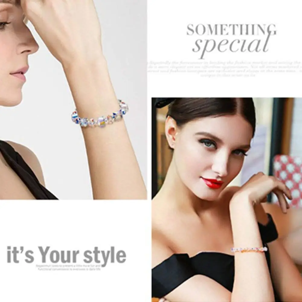 Girl student fashion exquisite Crystals Link Chain adjustable Bracelet Geometric Shape
Girl student fashion exquisite Crystals Link Chain adjustable Bracelet Geometric Shape