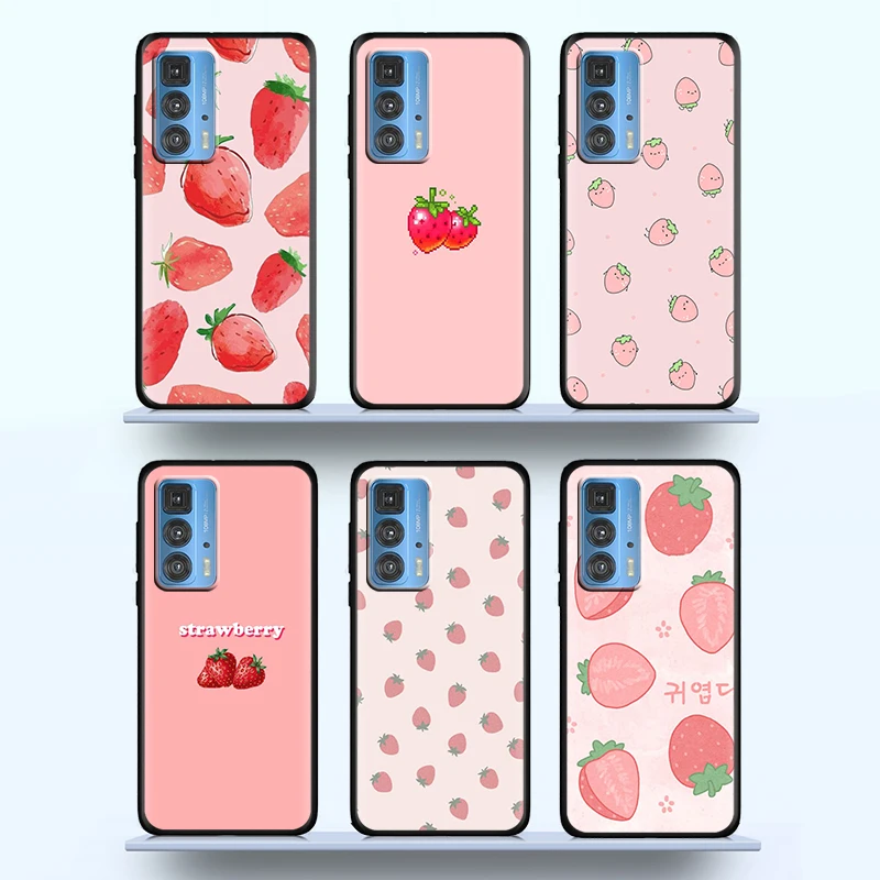 Cute Strawberry Cartoon for Motorola Moto Edge G50 G60S E20 20 G10 E7i G40 X3 E6S E6i Pro Power 5G Black Phone Case Cover
Cute Strawberry Cartoon for Motorola Moto Edge G50 G60S E20 20 G10 E7i G40 X3 E6S E6i Pro Power 5G Black Phone Case Cover