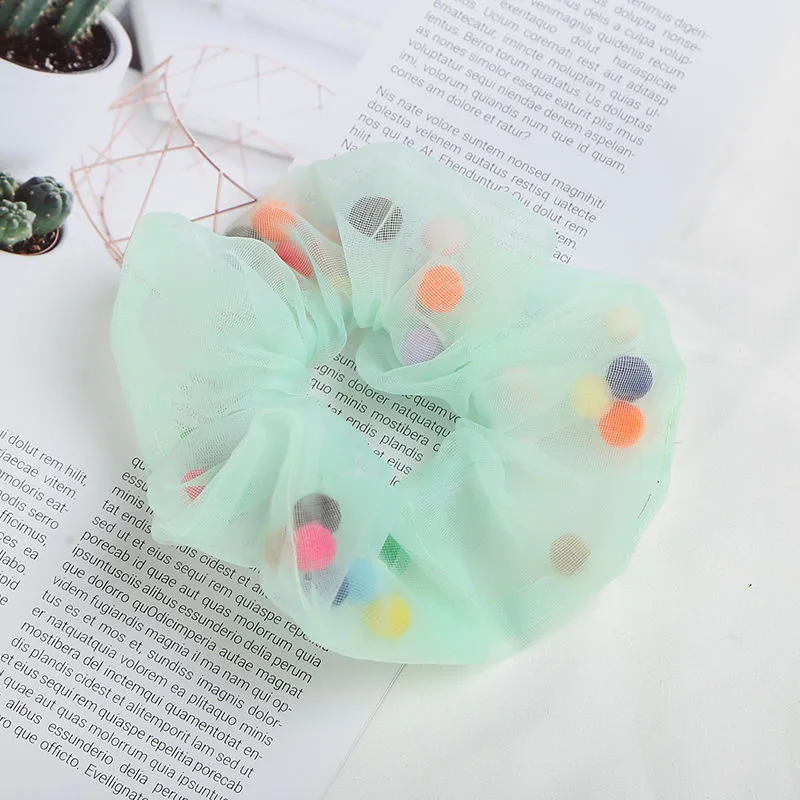 1PCS New Korean Ins Wind Hair Ornaments Color Ball Large Intestine Hair Ring Fresh And Cute Tie Rubber Band Hairaccessories 
1PCS New Korean Ins Wind Hair Ornaments Color Ball Large Intestine Hair Ring Fresh And Cute Tie Rubber Band Hairaccessories