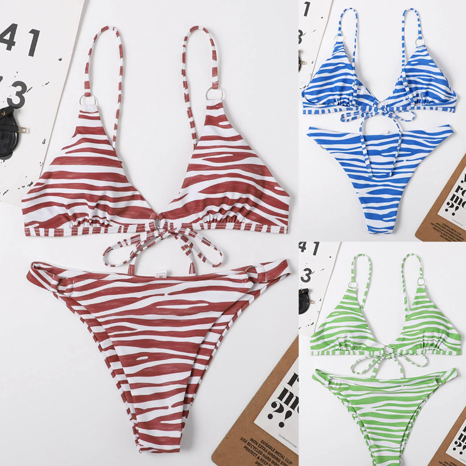 2021 Multicolor Summer Swimsuit Female Two-piece Bikini Sexy Concise Swimsuit ensemble lingerie femme Comfortable Breathable F4
2021 Multicolor Summer Swimsuit Female Two-piece Bikini Sexy Concise Swimsuit ensemble lingerie femme Comfortable Breathable F4
