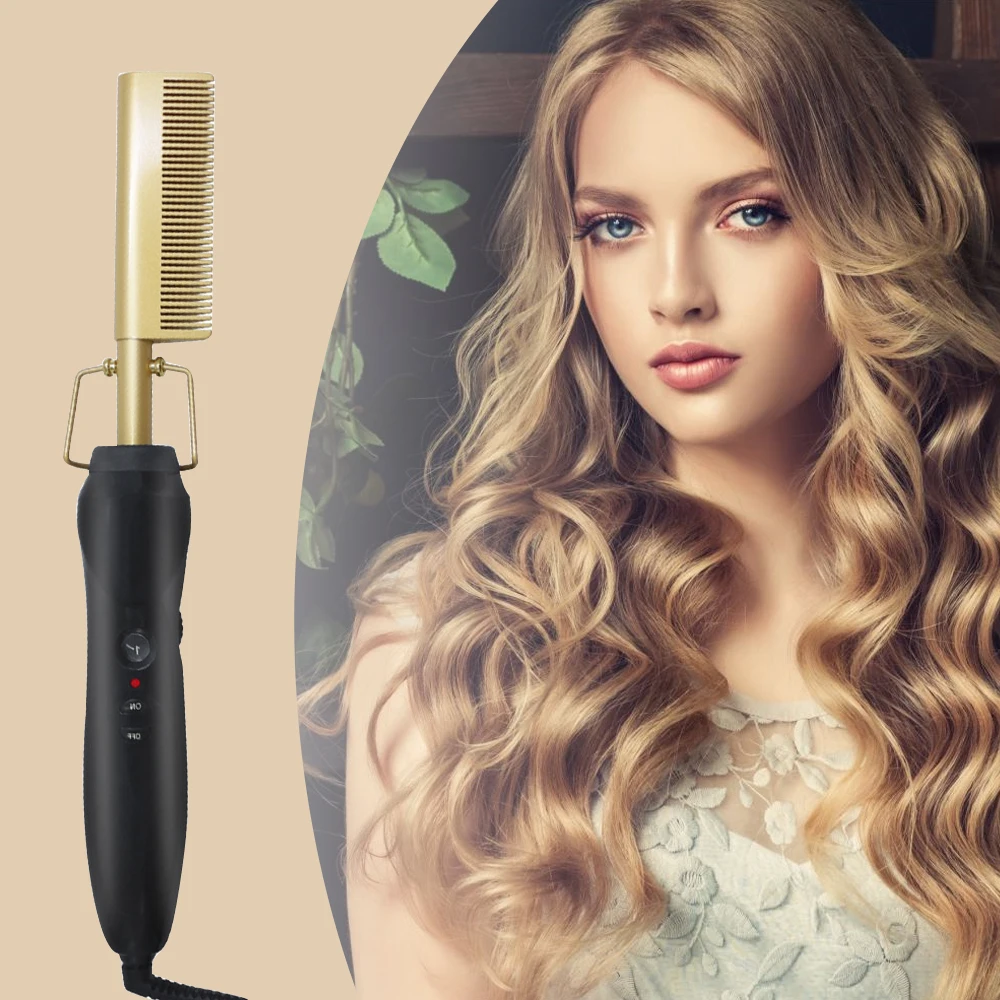 Hair Straightener Hair Curler Comb Hot Comb Straightening Brush Wet Dry Dual Use Hair Straight Styler Corrugation Curling Iron
Hair Straightener Hair Curler Comb Hot Comb Straightening Brush Wet Dry Dual Use Hair Straight Styler Corrugation Curling Iron