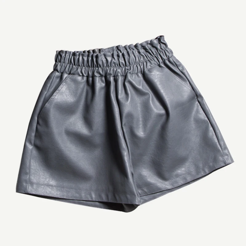 fashion High waist PU Leather shorts women Autumn and winter new Casual Loose Shorts gray Wide Leg Shorts women
fashion High waist PU Leather shorts women Autumn and winter new Casual Loose Shorts gray Wide Leg Shorts women