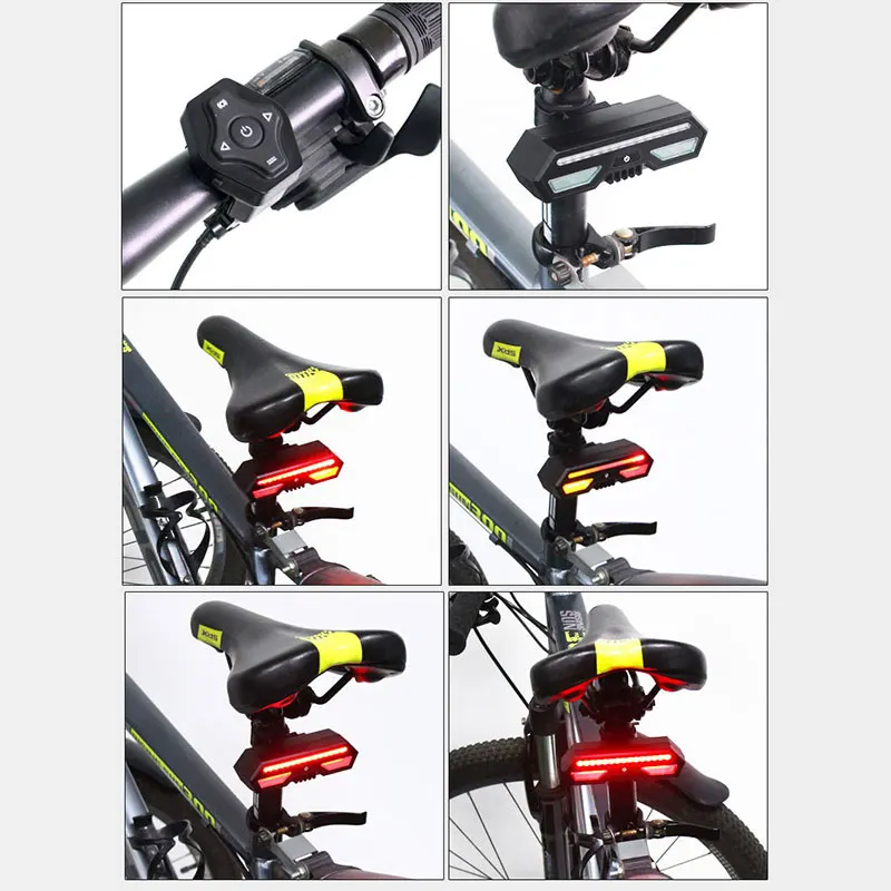 Bike Tail Light Bicycle Smart Warning Light Bicycle Riding Turn Signal Mountain Light USB Charging LED Bicycle Accessories
Bike Tail Light Bicycle Smart Warning Light Bicycle Riding Turn Signal Mountain Light USB Charging LED Bicycle Accessories