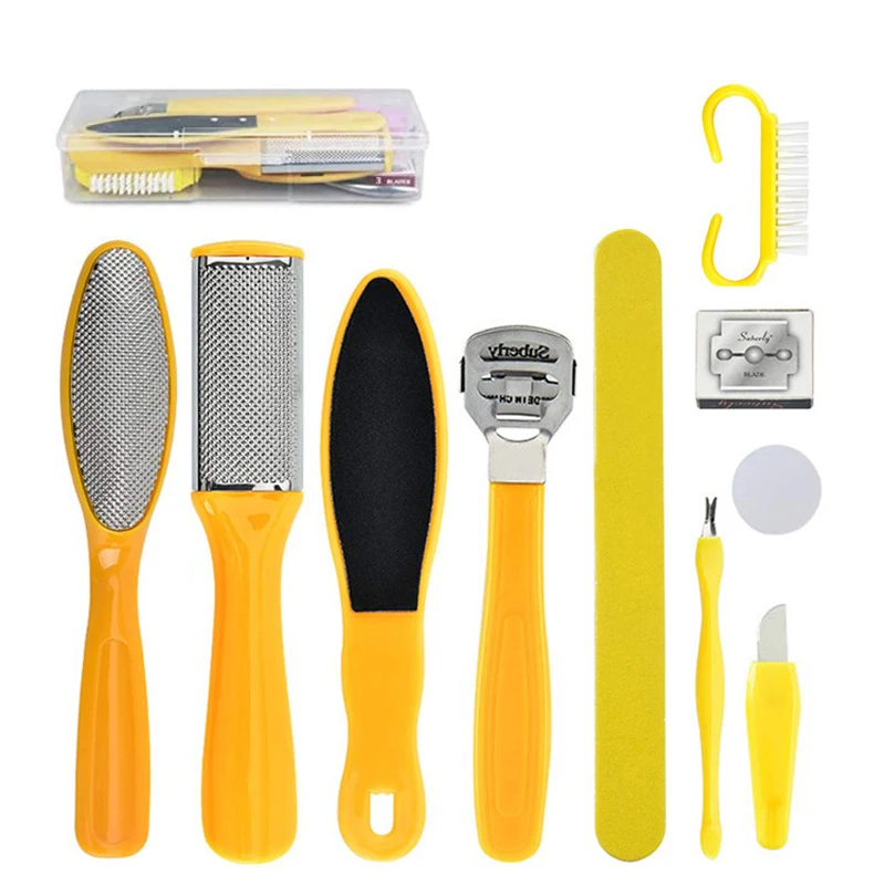 20pcs Professional Pedicure Tool Foot Care Tool for Feet Heels Toe Cuticle Kit File Set Dead Hard Skin Callus Remover Scraper
20pcs Professional Pedicure Tool Foot Care Tool for Feet Heels Toe Cuticle Kit File Set Dead Hard Skin Callus Remover Scraper